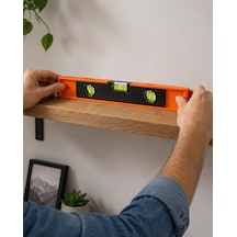 Mini Mıknatıslı Su Terazisi Hassas Ölçüm İçin 3 Göstergeli El Tipi Terazi 0 - 300 MM