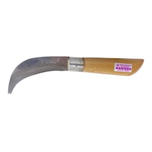 Ergenay Aşı Bıçağı Eğri Ağız Ahşap Sap 23Cm -  Denizli