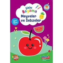 Şirin Boyama Meyveler Ve Sebzeler