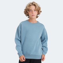 Slazenger LOGAN Çocuk  Mavi Sweatshirt