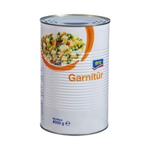 Aro Garnitür 4 Kg - Pratik Kullanımlı Konserve Sebze Karışımı Tarı
