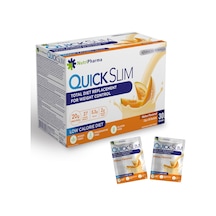 Quick Slim Öğün Yerine Geçen Shake, Kavun Aromalı, 30 Saşe