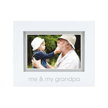 Lexroo Me And My Grandpa Sentiment Bebek Resim Çerçevesi, Bebek Hatırası Fotoğraf Çerçevesi