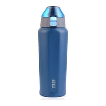 Tyeso Square Termos Vakumlu Paslanmaz Sızdırmaz 600ml-Mavi