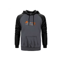 Ktm Supermotard Gri Renk Reglan Kol Sweatshirt Gri