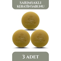 Sabunal Sarımsaklı Keratin Sabunu 3 Adet - Saç Besleyici Sabun