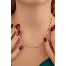 14 Ayar Altın Işıltılı Gurmet Kolye 2.30 Mm Sarı Altın