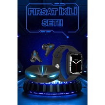Yeni Nesil Akıllı Saat Ve Kablosuz Kulaklık Kampanyası İkili Set Bluetooth Bağlantılı K55