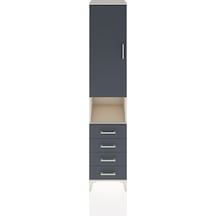 Hyperion Dolap 3 Raflı 4 Çekmeceli Tek Askılı 44x44x221 Aytaş... Aytaşı