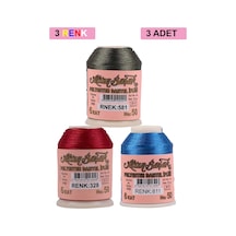 3 Adet Altınbaşak Oya Ve Dantel İpi 20 Gr - Royaleks - No: 328 - 811 - 581
