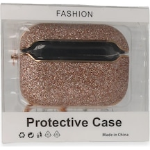 Newface Airpods Uyumlu Pro 1.nesil Spell Simli Kılıf - Semeglbl - 87 Rose Gold