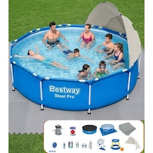Bestway Gölgelikli Prefabrik Full Havuz Seti 305x76cm Bw565 56677
