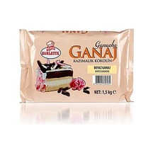 Ovalette Beyaz Fildişi Ganaj 1,5 Kg