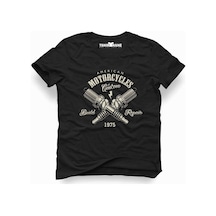 Tshirthane Motor Buji California Tişört Erkek Tshirt