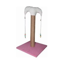 İnce Kedi Tırmalama Tahtası 50 Cm Pembe