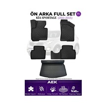 Kia Sportage 2011-2015 5d Karbon Paspas Takımı +3d Pvc Bagaj Havu