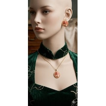 316l Cerrahi Çelik Pembe Pearl Kolye Diğer