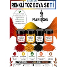 Toz Mum Boyası Seti 10 Cc 4 Lü Soya & Parafin Wax Için Kırmızı, Sarı, Siyah, Turuncu Bkfab4ksrst10g Karışık