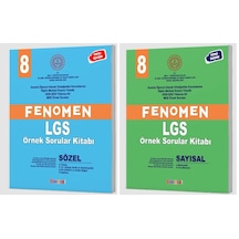 Fenomen Okul 2025 8. Sınıf Lgs Meb Sayısal + Sözel Örnek Sorular 2 Kitap