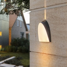 Elektrikle Çalışır, 24 Watt, 3000 Kelvin, Ip65 İç Ve Dış Mekan Led Aplik, Led Bahçe Duvar Armatürü Gün Işığı - Sarı