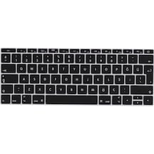 Lexroo Macbook Uyumlu 13.3' New Pro A1708 Klavye Koruyucu Silikon Ped - Siyah