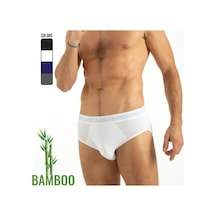 Q-En 6'Lı Erkek Bambu Slip Külot B510