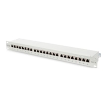 Digitus DN-91624S 24 Port 1U Cat6 Utp Zırhlı Siyah Patch Panel