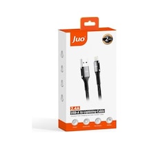 12w 2.4a Usb-a To Lightning İpad İle Uyumlu Örgülü Hızlı Şarj Ve Data Kablosu 1 Metre