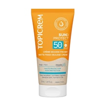 Topicrem Sun Protect Spf 50 Mat Bitişli Güneş Koruyucu Köpük Krem 50 Ml