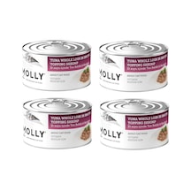 Molly Ton Ve Karidesli Et Suyu İçinde Yetişkin Kedi Konservesi 85 Gr. X 4 Adet
