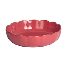 Emile Henry Madeleine Fırın Kabı Yuvarlak 27 Cm Pembe Çok Renkli