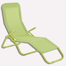 Katlanabilir Yeşil Şezlong 136 x 61 x 102 cm