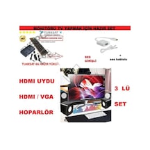 EYEPC Monitörü Tv Yapmak için Çevirici Set Hdmi Uydu Hoparlör Vga