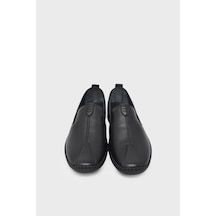 Castle Black 71101 Erkek Hakiki Deri Comfort Ayakkabı Siyah Siyah
