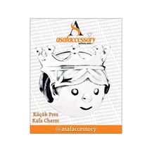 Küçük Prens Kafa Charm Asafaccessory Beyaz