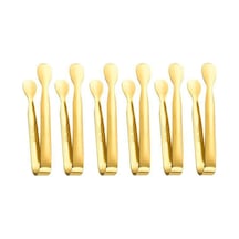 304 Çelik 6"lı Mini Gold 11 Cm Buz Ve Şeker Maşası Cin624sr-6
