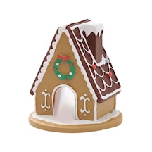 Suntek Yılbaşı Köy Evi Figürü Masaüstü Süsü Şömine 6,5x6,5x7 Cm