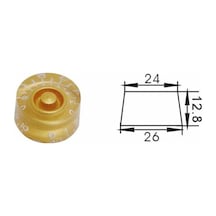 Dr Parts Pnb2-Gd Plastic Knob Gold