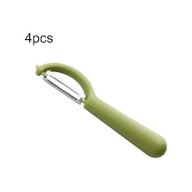 Cbtx Paslanmaz Çelik Yuvarlak Saplı Soyucu Şeker Kamışı Kazıyıcı Meyve Düzlemi Yeşil