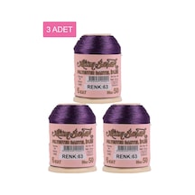 3 Adet Altınbaşak Oya Ve Dantel İpi 20 Gr - Royaleks - No: 063