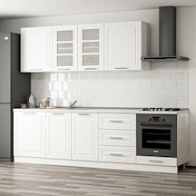 Minar 270 Cm Mebran C Mutfak Dolabı Beyaz 270-Mcb3 Beyaz