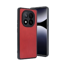 Xiaomi Redmi Note 14 Pro 4g Kılıf Aras Deri Kapak - Kırmızı 0.2M-Çok Renkli