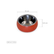 Büro Ev Evcil Hayvanı İçin Organik K,remit Renk Seramik Kedi Köpek Mama Kabı