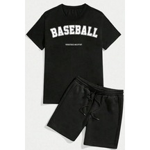 Unisex Baseball Baskılı Şort Takım