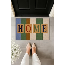 Rugmood Modern Dijital Baskı Home Renkli - Kapı Önü Paspası Çok Renkli