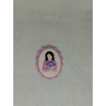Çiçekli Anne Magnet Pembe