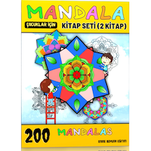 Çocuklar İçin Mandala Kitap Seti 200 Seçilmiş Mandala 2065