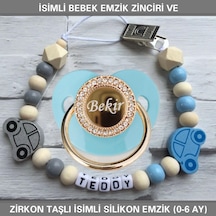 Sahi Aksesuar İsimli Bebek Emzik Zinciri ve İsimli Bebek Silikon Emzik BEZYI275 Pembe