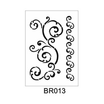 Border Desen Stencil Şablon 21X30 Br-013