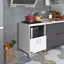 Kenzlife Ocak Dolabı Bade Byz 85x60x57 Mutfak Modül Mini Fırın A